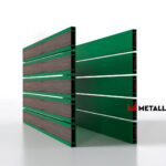 Планкен для забора Printec под дерево 120 mm RAL 6002 – покрытие порошковое, толщина 0,45 мм в Ярославле  | фото 4