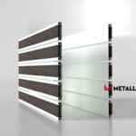 Планкен для забора Printec под дерево 120 mm RAL 9003 – покрытие полиэстер, толщина 0,45 мм в Ярославле  | фото 3