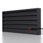 Планкен для забора ранчо 120 mm RAL 9005 – покрытие порошковое, толщина 0,45 мм в Ярославле  | фото 1