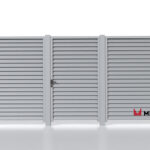 Ламели для забора жалюзи Premium U RAL 7004 – покрытие полиэстер, толщина 0,45 мм в Ярославле  | фото 5